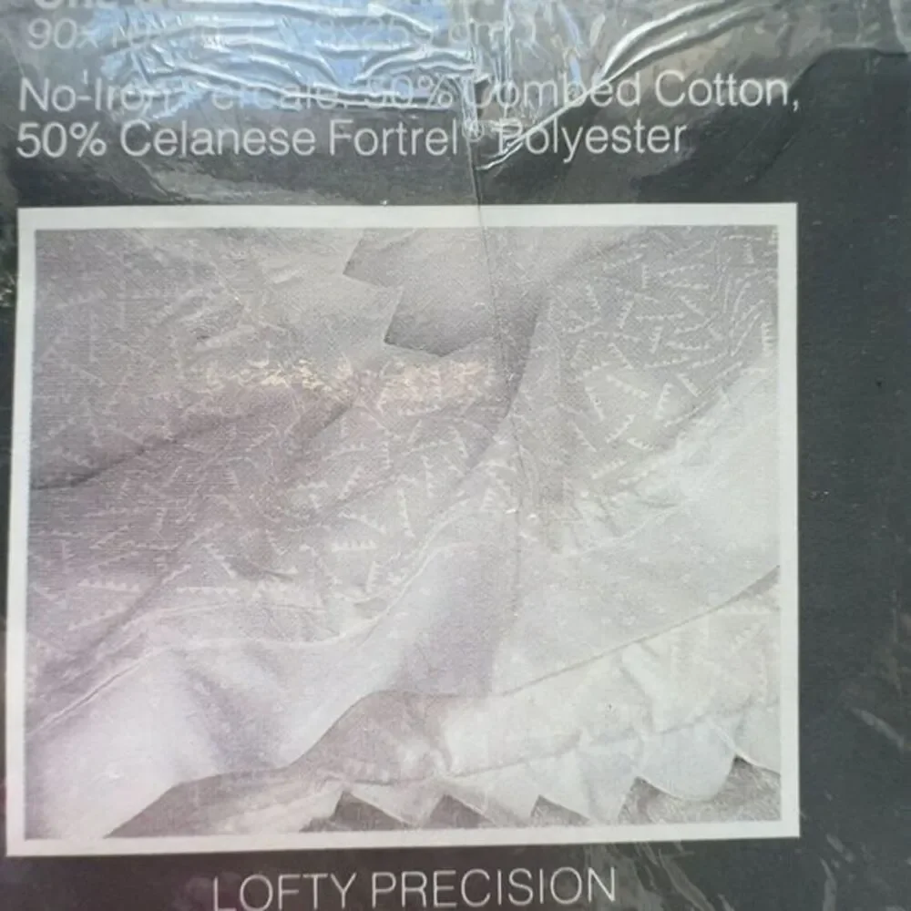 Millennium By Terrence Conran Dan River QUEEN Flat Sheet WHITE‎ Lofty Precision